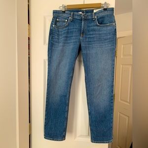 Rag and Bone Slim Boyfriend Jeans, Size 28